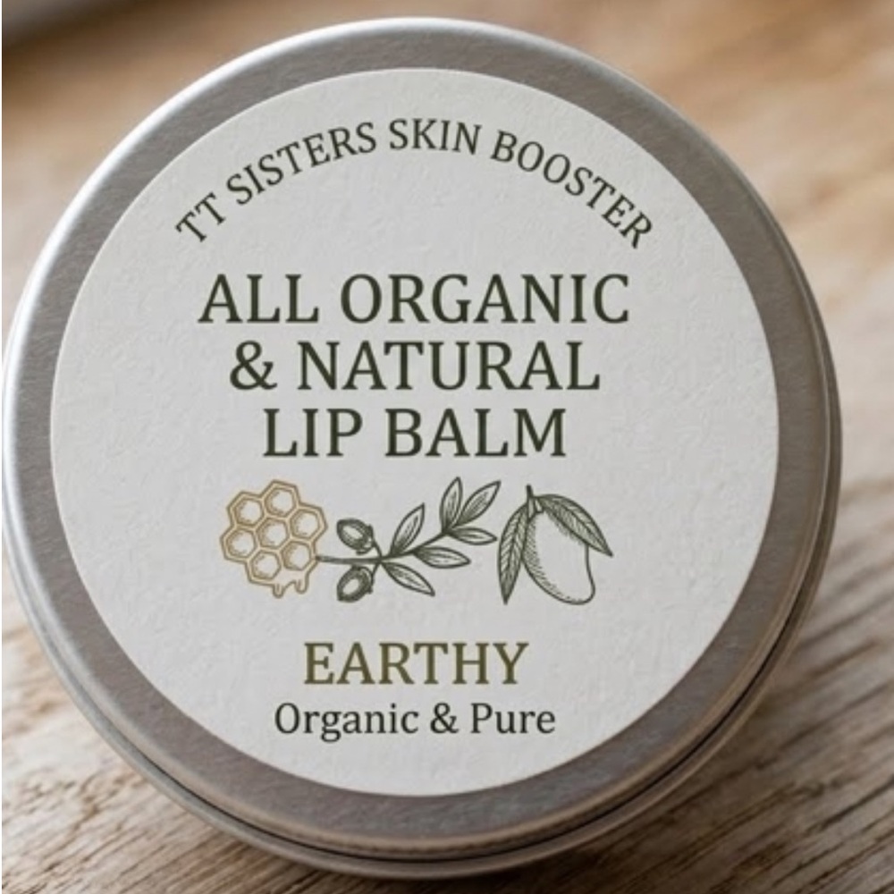 TT Sisters All Organic & Natural Lip Balm - Earthy